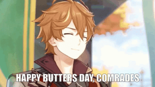 Cartoon Character Happy Butters Day Comrades GIF