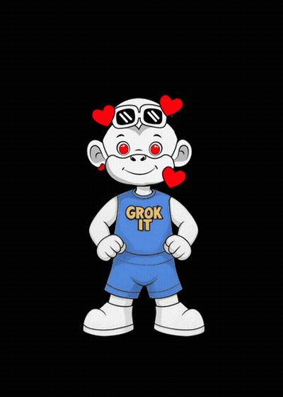Cartoon Character Heart Eyes Grok It Shirt GIF