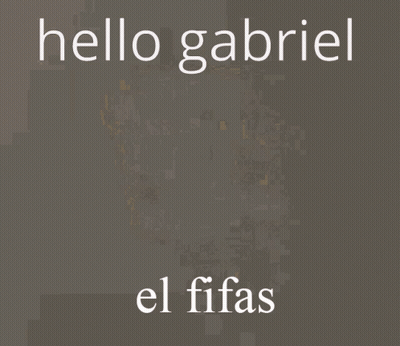 Cartoon Character Hello Gabriel El Fifas GIF
