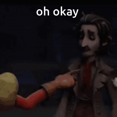 Cartoon Character Holding Another's Arm GIF