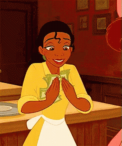 Cartoon Character Holding Bunch Of Money GIF
