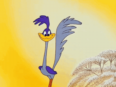 Cartoon Character Holding Buy $ Chonk For Moonshot Sign GIF