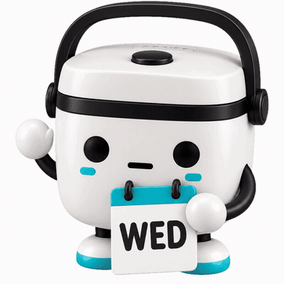 Cartoon Character Holding Calendar Saying Wed GIF