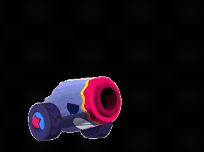 Cartoon Character Holding Cannon GIF