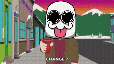 Cartoon Character Holding Coffee GIF