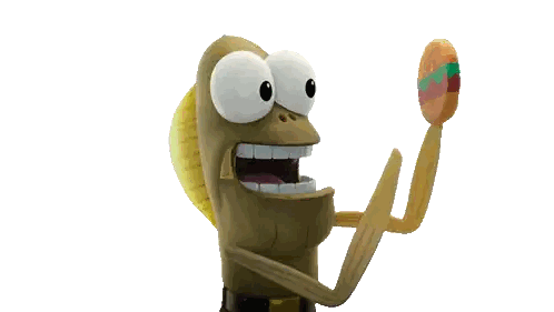 Cartoon Character Holding Free Sign Sticker