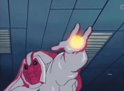 Cartoon Character Holding Glowing Object GIF
