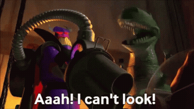 Cartoon Character Holding Green Tubes In Back GIF