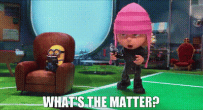 Cartoon Character Holding Gun on Tennis Court Saying What's the Matter