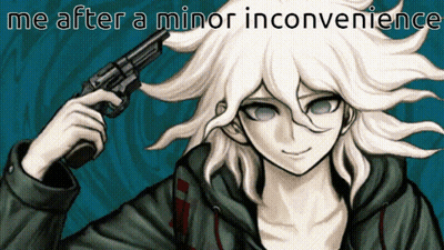 Cartoon Character Holding Gun To Head GIF