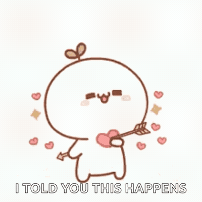 Cartoon Character Holding Heart In Mouth GIF