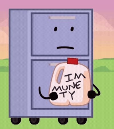 Cartoon Character Holding Immunity Gallon GIF