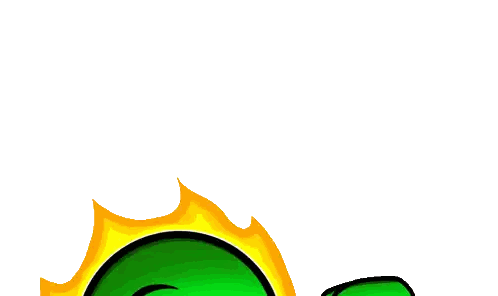Cartoon Character Holding Like And Notify Sign Sticker