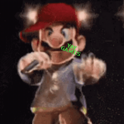 Cartoon Character Holding Microphone Close Up GIF