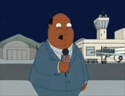 Cartoon Character Holding Microphone GIF
