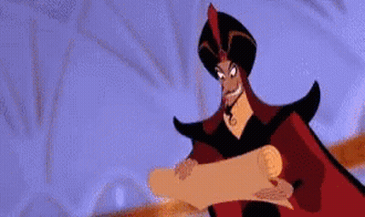 Cartoon Character Holding Paper GIF
