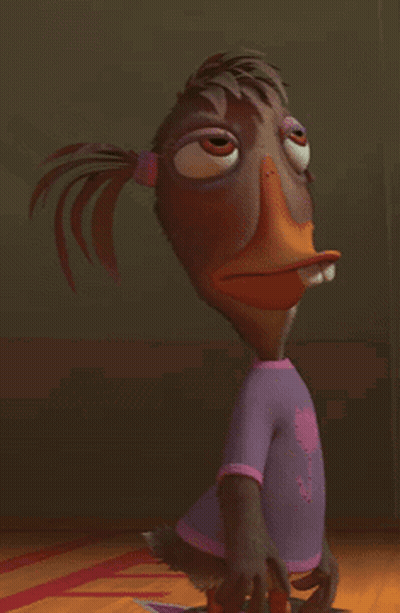 Cartoon Character Holding Paper To Mouth GIF