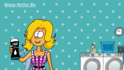 Cartoon Character Holding Payback Sign GIF