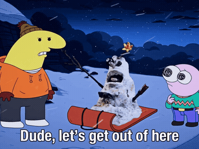Cartoon Character Holding Purple Ball In Mouth GIF