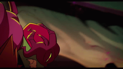 Cartoon Character Holding Red Object With Letter Z GIF