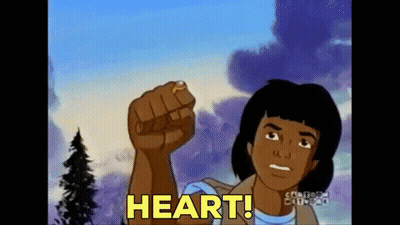 Cartoon Character Holding Ring Saying Heart GIF