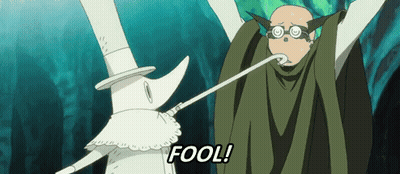 Cartoon Character Holding Rope Around Neck GIF