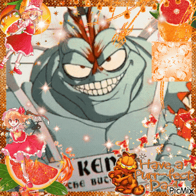 Cartoon Character Holding Sign Saying Ken The Buck GIF