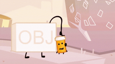 Cartoon Character Holding Sign Saying Object GIF