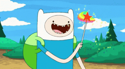 Cartoon Character Holding Star Wand GIF