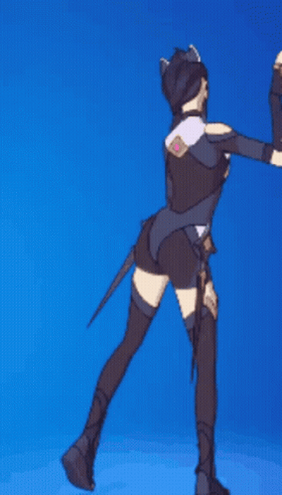 Cartoon Character Holding Sword GIF