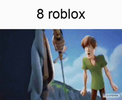 Cartoon Character Holding Sword 8 Roblox GIF