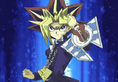 Cartoon Character Holding Sword And Shield GIF