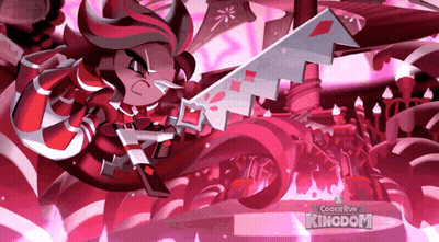 Cartoon Character Holding Sword Cookie Run Kingdom GIF