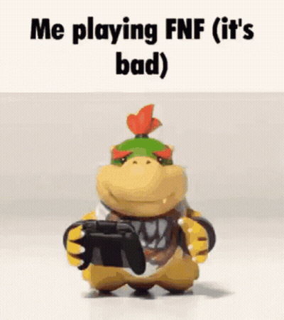 Cartoon Character Holding Video Game Controller Playing GIF