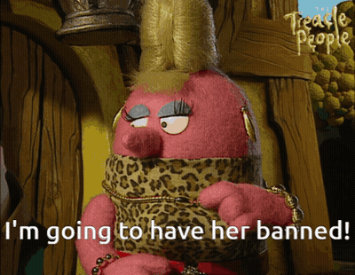 Cartoon Character I'm Going To Have Her Banned GIF
