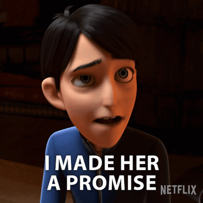 Cartoon Character I Made Her A Promise GIF