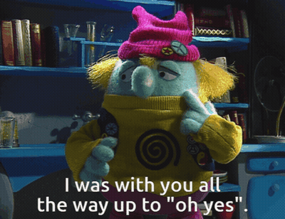 Cartoon Character I Was With You All The Way GIF