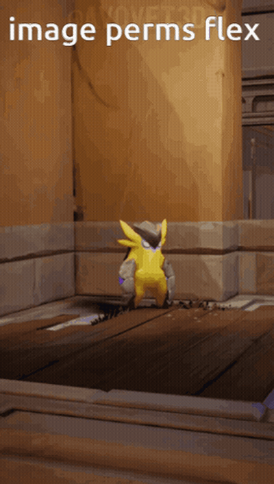 Cartoon Character Image Perms Flex GIF