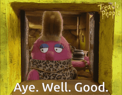 Cartoon Character In Black Face Mask #Fairs GIF