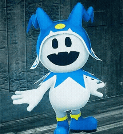Cartoon Character In Blue Hat And Blue Boots GIF