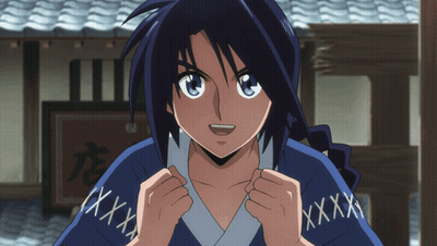 Cartoon Character In Blue Shirt With XXX GIF