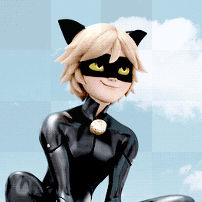 Cartoon Character In Cat Suit And Mask GIF