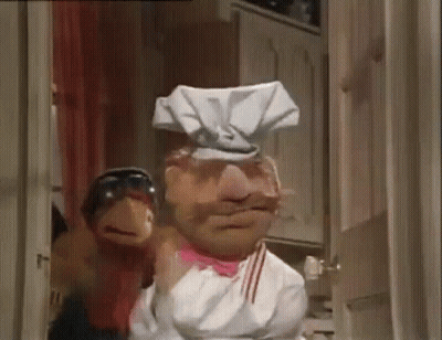 Cartoon Character In Chef Hat And Apron GIF