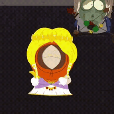 Cartoon Character In Crown And Purple Dress GIF