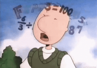 Cartoon Character in Front of Number Wall