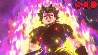Cartoon Character In Front Of Purple And Pink Background GIF