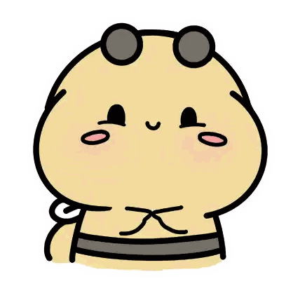 Cartoon Character In Front Of Speakers Saying Letz Goh Sticker