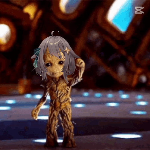 Cartoon Character In Front Of X Sign GIF