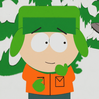 Cartoon Character In Green Hat And Orange Jacket Smiling GIF