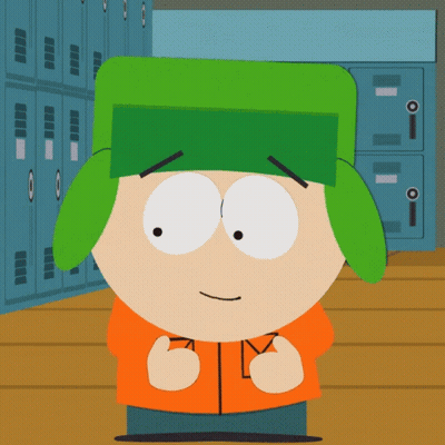 Cartoon Character In Green Hat By Lockers GIF